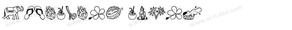 Thailand Icons字体转换